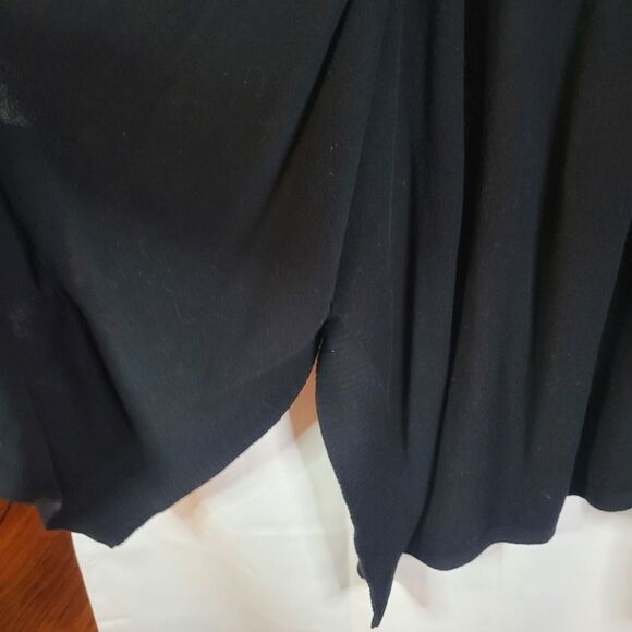 Banana Republic Black Knit Open Front Oversized Shrug Hoodie - Picture 7 of 13